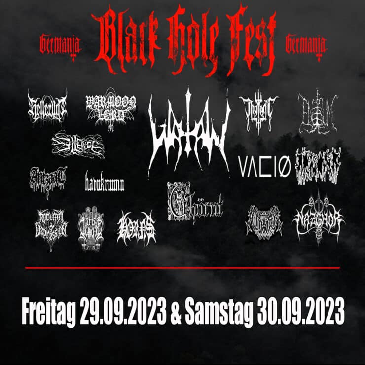 Black Hole fest 2023 Balve Line Up