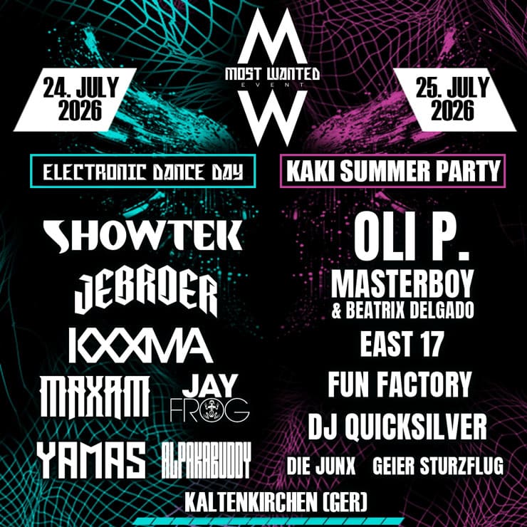 Most Wanted Festival Tickets 2026