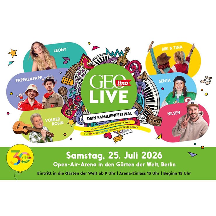 Geolino Live 2026 Berlin Festival Tickets