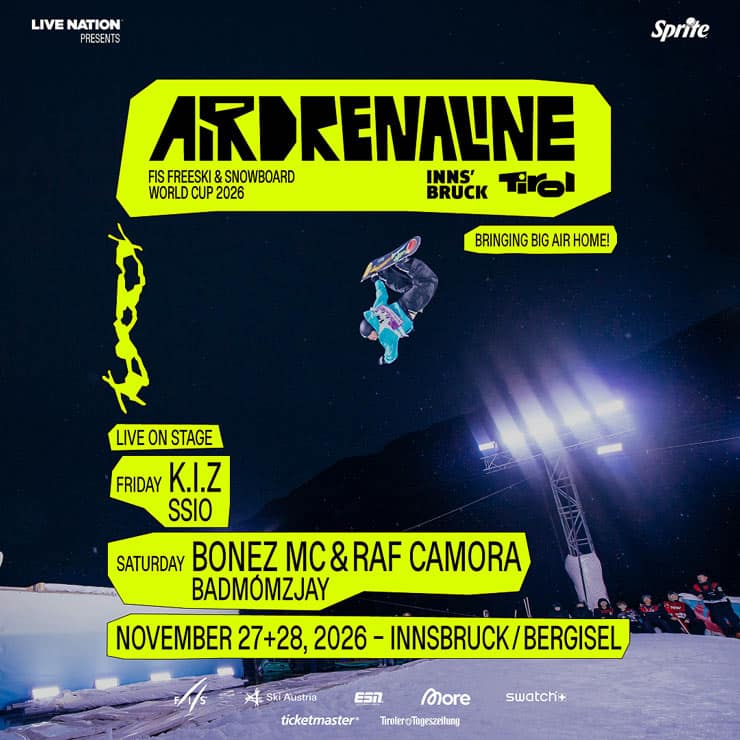 Airdrenline Tickets Innsbruck 2026